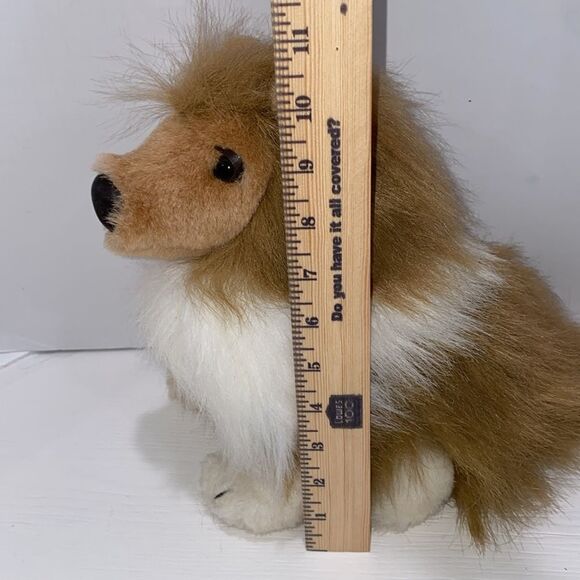 Vintage Plush Sheltie Sheepdog Plush Stuffed Dog Toy - Picture 10 of 11